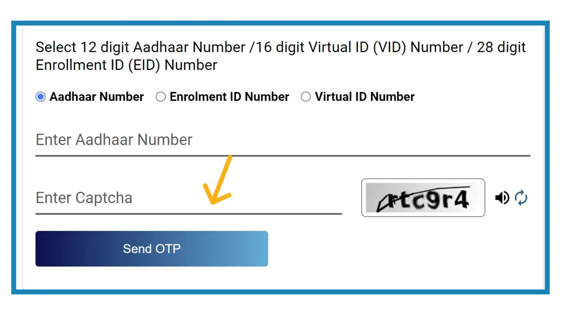 Aadhar Card Download - Get Aadhaar (Unique Identification Authority of India) 2 Download-e-Aadhaar